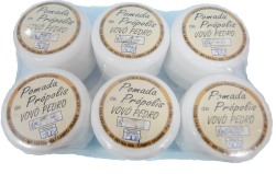 Embalagem c\ 6 Pomada de Própolis Vovô Pedro 30g